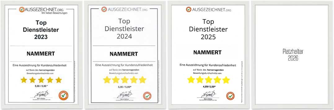 Top Dienstleister 2016 – NAMMERT