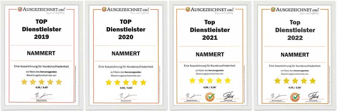 Top Dienstleister 2016 – NAMMERT